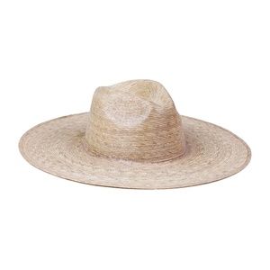 LACK OF COLOR PALMA WIDE FEDORA STRAW HAT